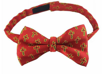 Masonic 100% silk Rose Croix Degree Bow Tie Red